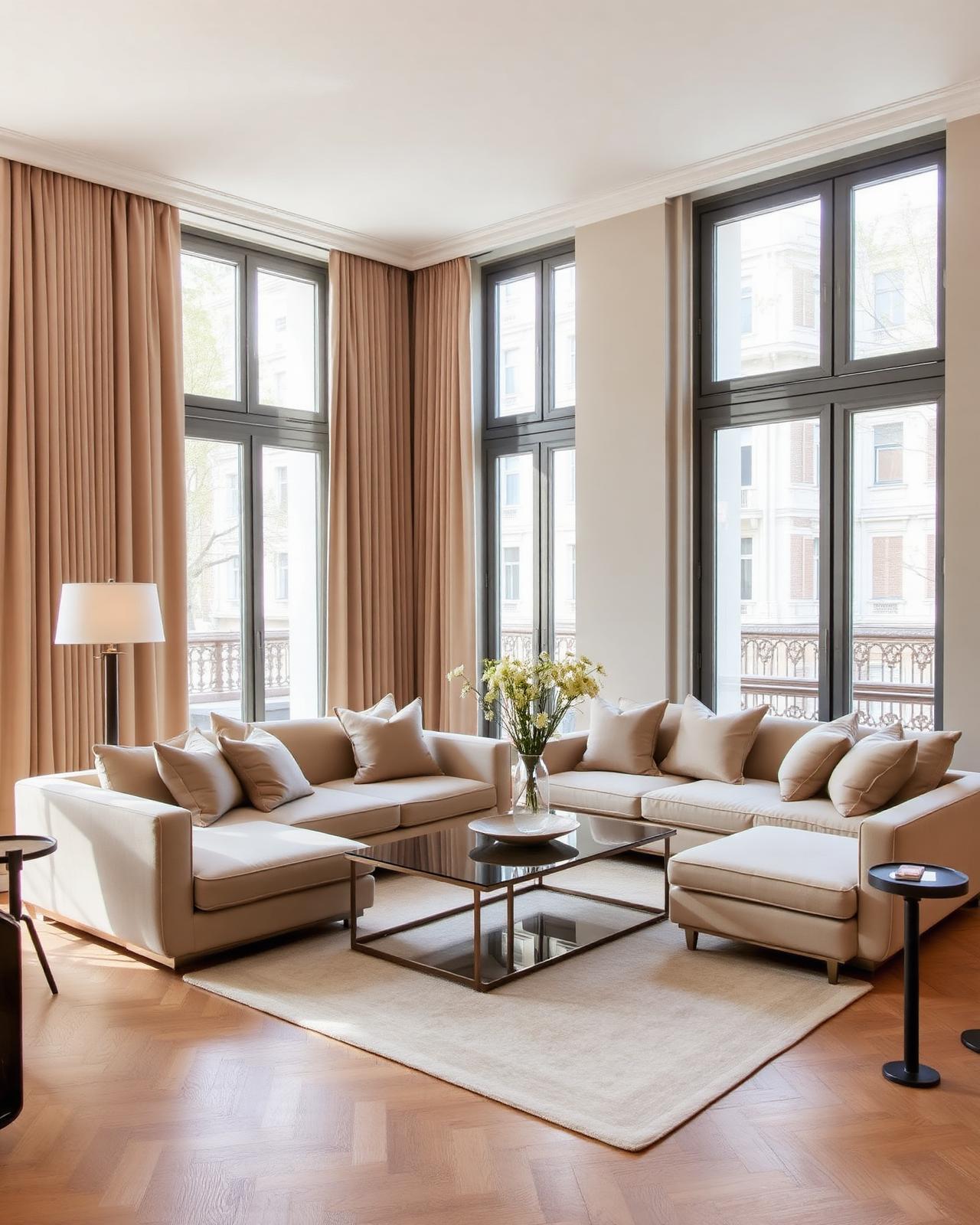 Salon moderne rénové